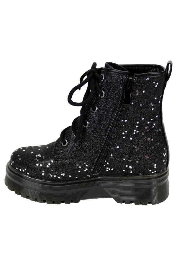 Boots Glitterx zwart