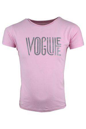 Shirtje T-Shirt Glitter limited roze