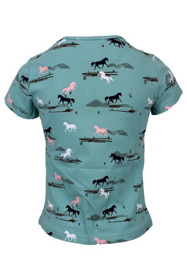 Shirtje Paarden groen