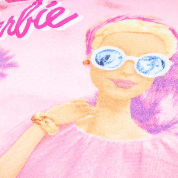 Badcape / Badponcho Barbie roze