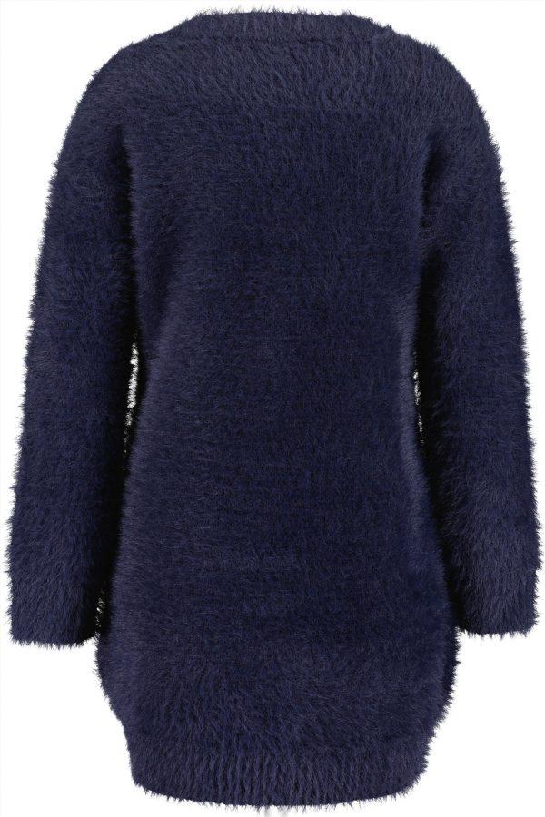 Jurkje Sweaterdress Blue Seven Glitter blauw