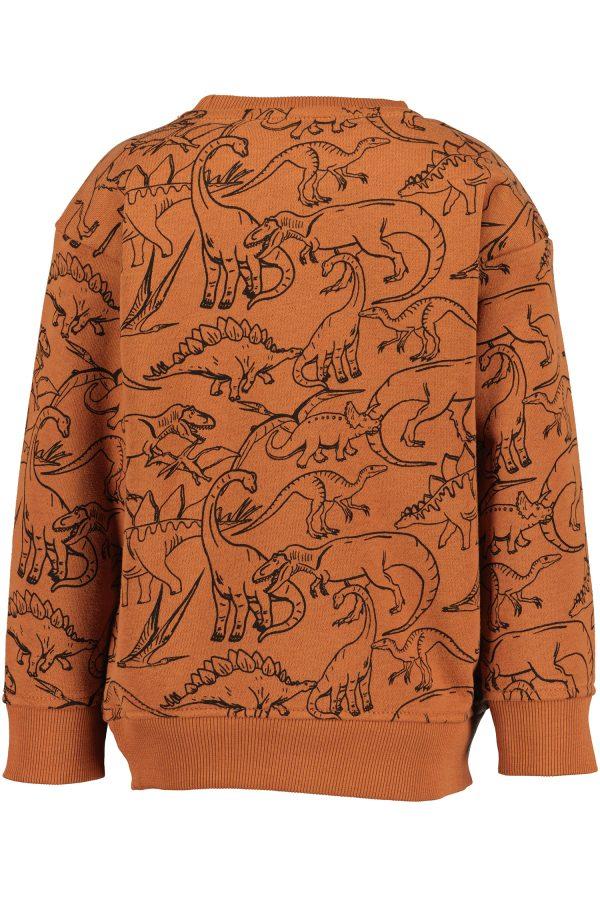 Sweater Blue Seven Dinosaurussen bruin