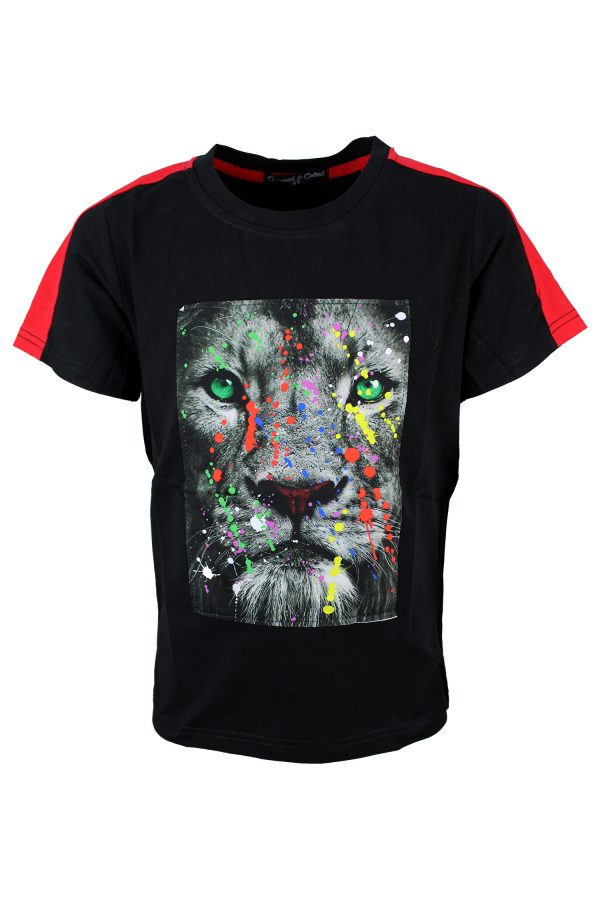 Shirtje Lion zwart