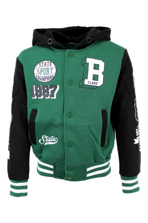 Bombervestje Baseball Limited groen zwart