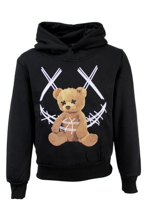 Hoodie Smiley Bear zwart