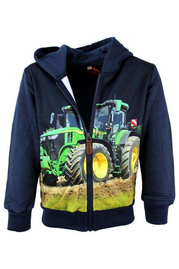 Vestje groene Tractor blauw