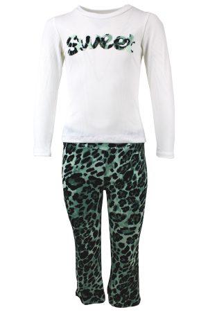 Setje Sweet print groen