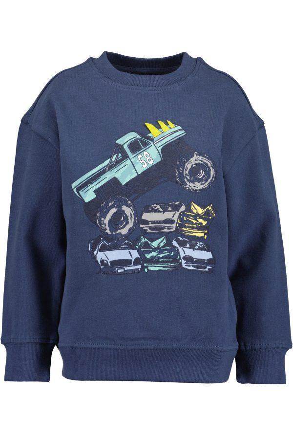 Sweater Blue Seven Monstertruck blauw