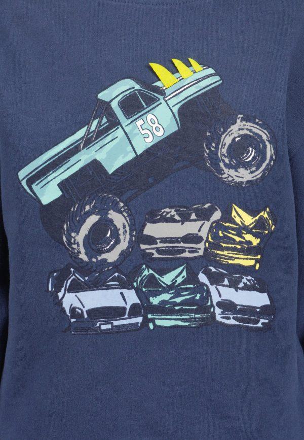 Sweater Blue Seven Monstertruck blauw