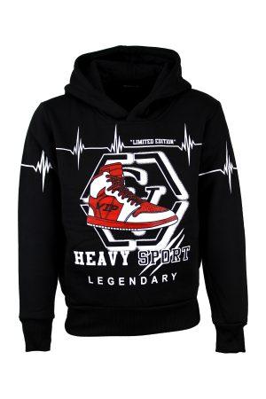 Hoodie Sneaker Legendary zwart