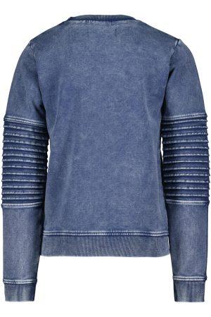 Sweater 4President Milan Acid Wash blauw