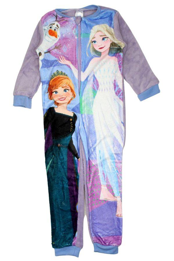 Onesie Disney Frozen Elsa Anna paars