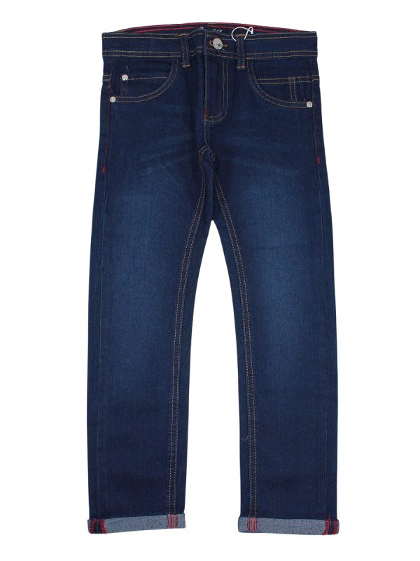 Broekje jeans donker blauw