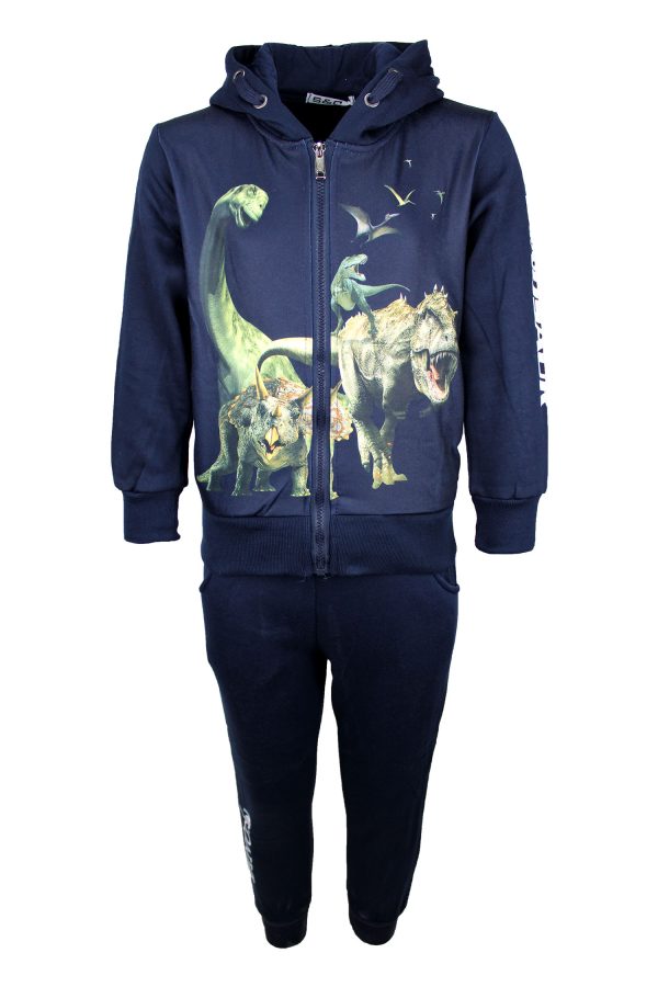 Joggingpak Dinosaurus blauw