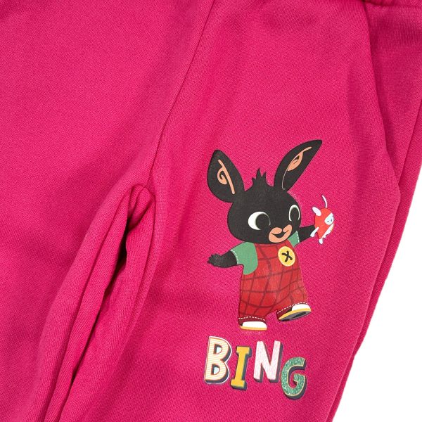 Joggingpak Huispak Bing fuchsia roze