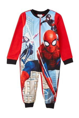 Onesie Spiderman rood