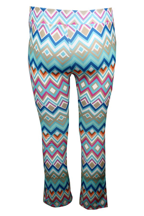 Broekje Flair Zigzag blauw mint